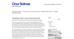 Desktop Screenshot of onursolmaz.com